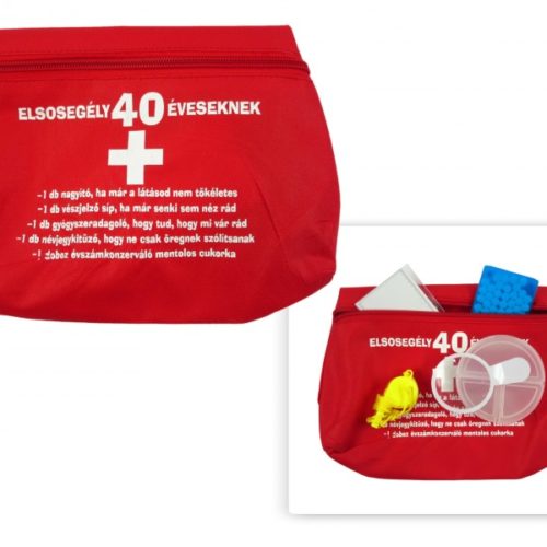 taška prvej pomoci 40 maďarský text