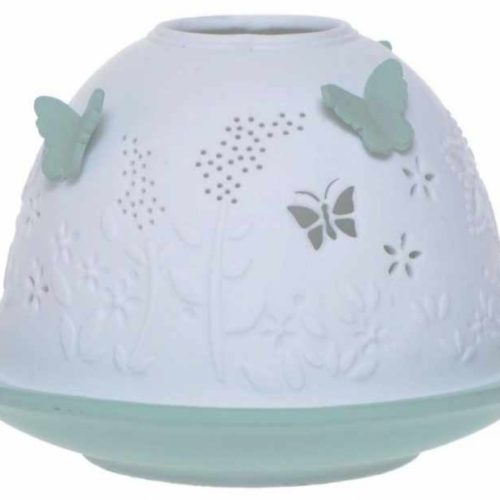 Tanierik s kupolou z keramiky dokonale poslúži ako čarovná dekorácia a k tomu ešte krásne navodí príjemnú atmosféru rodinnej pohody.