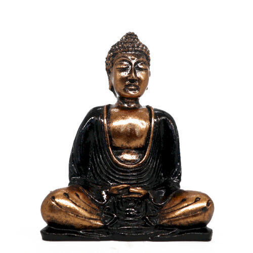 Čierny & Zlatý Buddha - Stredný - sú s láskou ručne maľovaný remeselníkmi z Bali. Ideálny pre domácnosť alebo pracovisko, kde do každého prostredia vnesie " Zen" ktorý znižuje stres. Väčší Buddhovia obsahujú informačné visačky, ktoré  popisujú význam pozícií rúk. 
