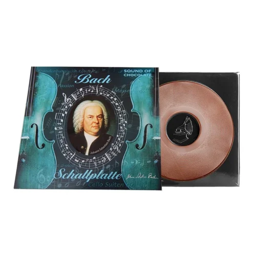 Bach Gramofónová platňa 60g, mliečna čokoláda.